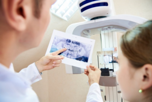 Dentist and patient looking over CEREC image-capture